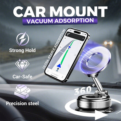Foldable Magnetic Car Phone Holder