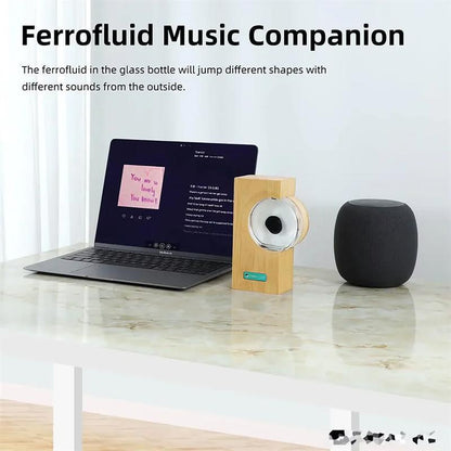 Dancing Ferrofluid Music Rhythm Ferrofluid Speaker Music