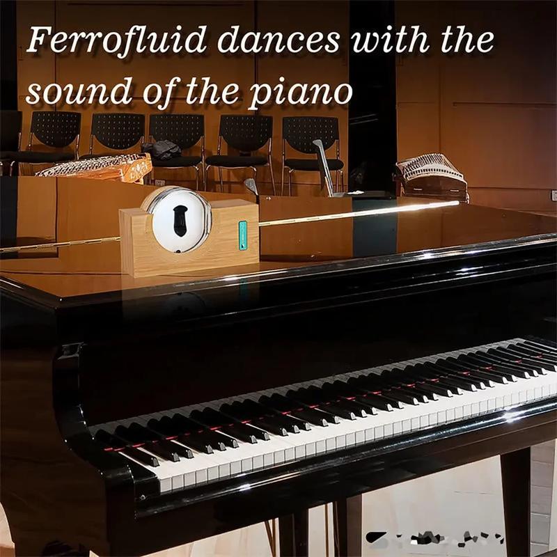 Dancing Ferrofluid Music Rhythm Ferrofluid Speaker Music